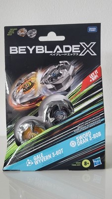 Beyblade X Sword Dran 3-80B & Gale Wyvern 3-60T Hasbro Combo Pack NEW