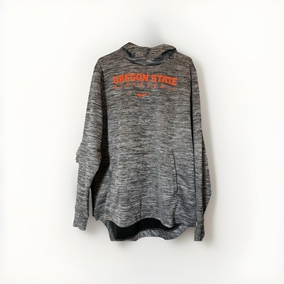 Nike Pullover Dry-Fit Hoodie Oregon State Basketball, Size  XL  Heathered Gray