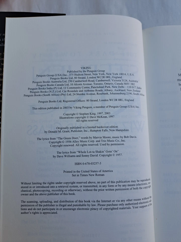 The Dark Tower IV Wizard and Glass by Stephen King 2003 HC - Image 3 of 4