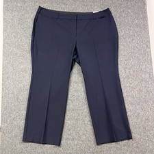 Lane Bryant Pants Womens 26 47x30 Blue Perfect Drape Straight Stretch - NEW