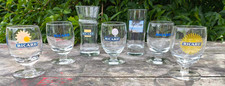 Lot Publicitaire RICARD 7 verres ballon tube Claude Monet Olivier Gagnere divers