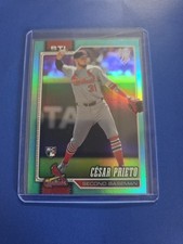 2026 Topps Series 1 Celebration Cesar Prietto #95 Green Foil RC