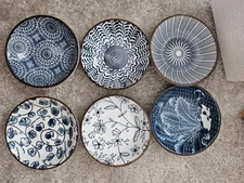 3oz Soy Sauce Dishes, Small Ceramic Dipping Bowls for Condiments, Spice, Sushi, 