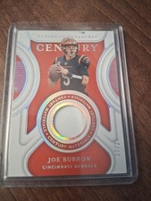 2021 Panini National Treasures Century Relic #CM-JOB Joe Burrow #17/25