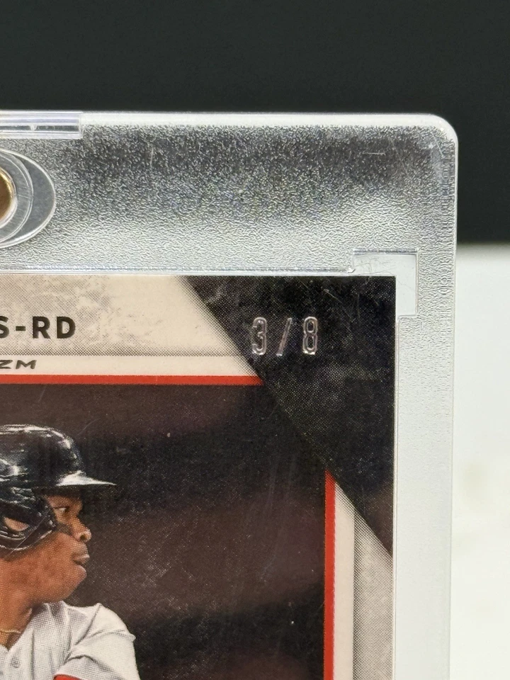 2022 Donruss Optic Elite Series Rafael Devers #ESS-RD Purple Pandora Prizm /8 - Image 2 of 3
