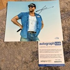 CHASE RICE SIGNED PHOTO COUNTRY AUTOGRAPHED COA RARE! READY SET ROLL ACOA