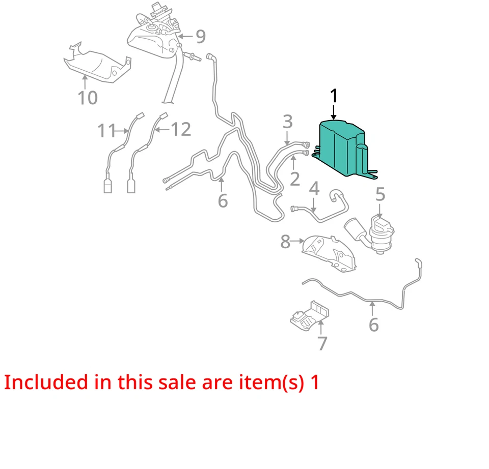 Volkswagen Phaeton 2004-2006 bote de vapor 3D0201801F Foto 3 de 4