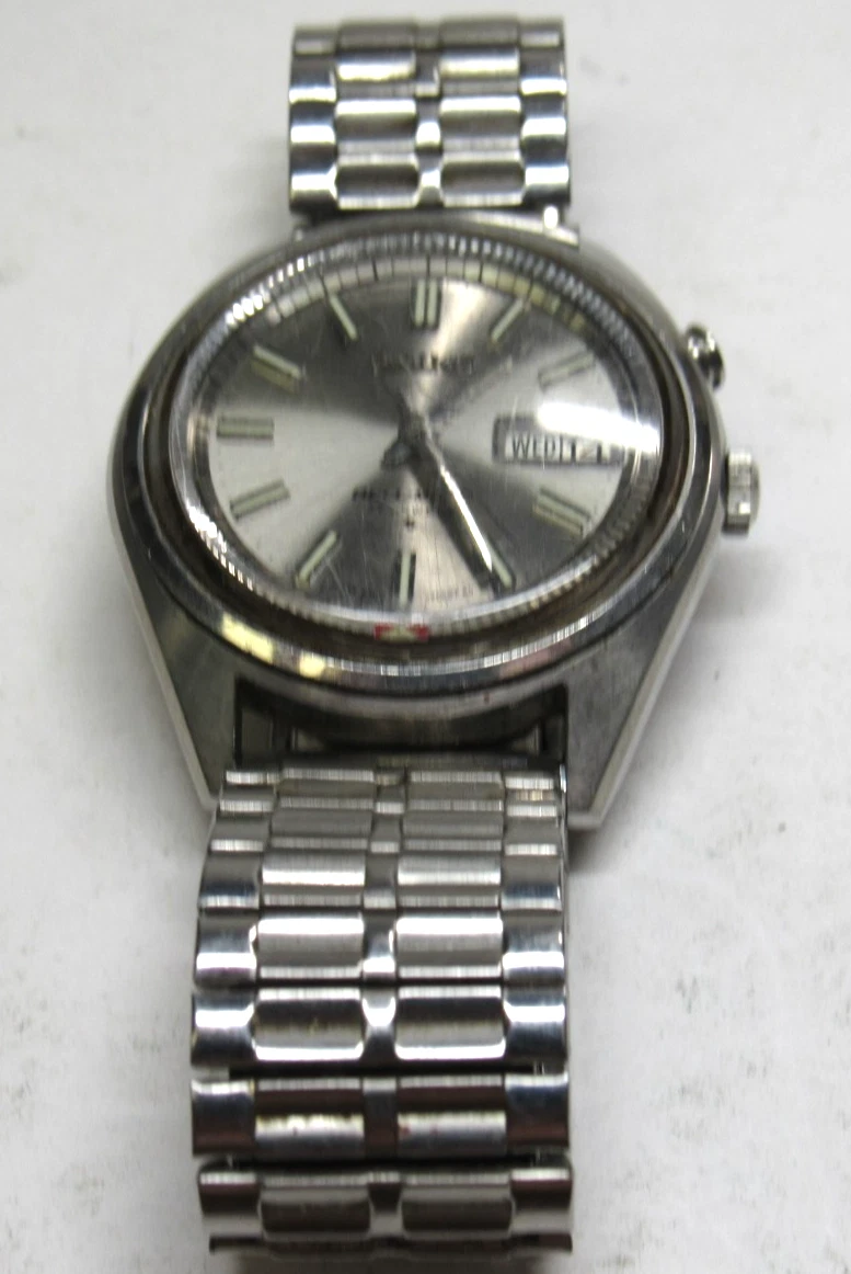 Seiko Bell-Matic Stainless Steel Band Stainless Steel Case