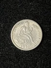 1891 seated liberty dime Au Details