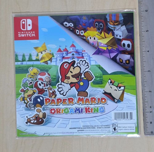 Brand New Sealed Paper Mario The Origami King Origami My Nintendo Reward - Picture 4 of 4