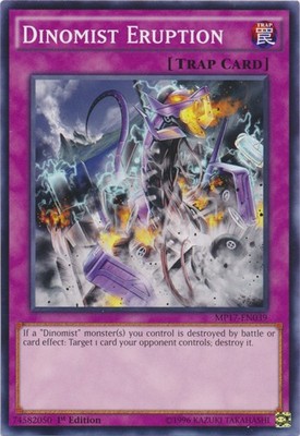 Dinomist Eruption - MP17-EN039 - Common - 1st Edition - Damaged