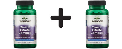 2 x Swanson Multi-Mineral Citrate Complex - 60 caps (210,00 EUR/kg)