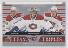 2020 Upper Deck Team Triples Nick Suzuki Cayden Primeau Jesperi Kotkaniemi 02u0