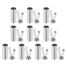 Shoe Lace Tips, 10 Pack Metal Alloy Shoelace Head, Silver