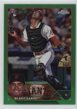 2023 Topps Chrome Update Green Refractor 20/99 Blake Sabol #USC151 6k2