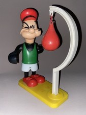 VINTAGE FIGURE “ POPEYE BOXEADOR " A CUERDA " IBI MECANICA IBENSE MI 1971.
