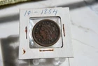 Photo of a 1854-P Large Cent from an eBay listing that sold on Jul 19, 2026