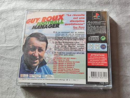 Jeu PS1 Guy Roux Football Manager Complet PlayStation 1 Pal Français - Photo 2/3