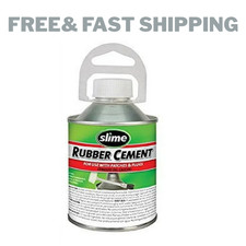 Rubber Cement Tire Repair Glue Brush Applicator Use With Plug 8 Oz