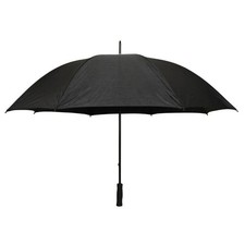 5 Ft. Golf Umbrella in All Black Windproof Durable Perfect for Rain