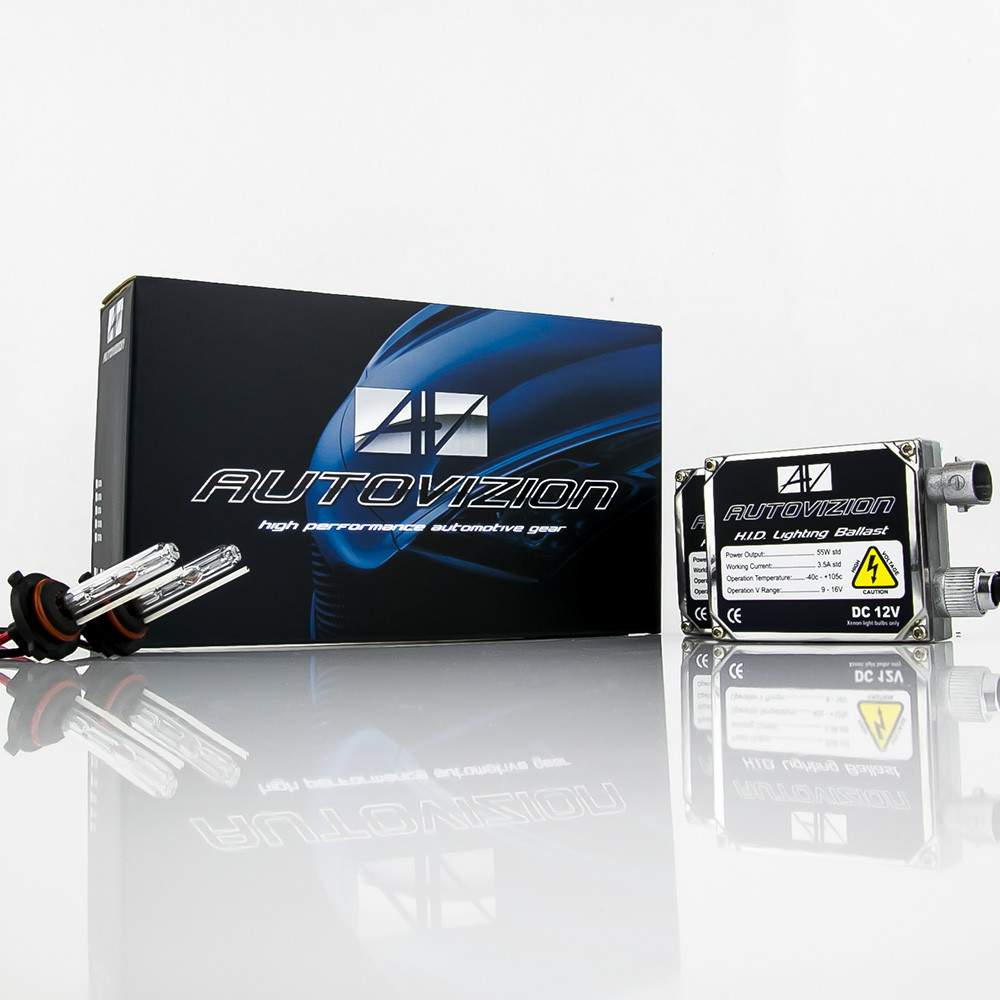 Kit Xénon HID Autovizion Premier 55W 9005 HB3 8000K Bleu Iceberg - Pour Feux De Route, Neuf