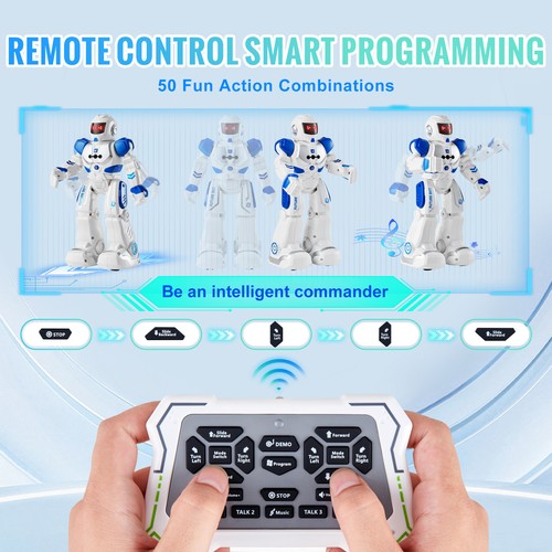 VEVOR RC Robot Giocattolo per Bambini Telecomando Programmabile Interattivo - Imagen 3 de 12