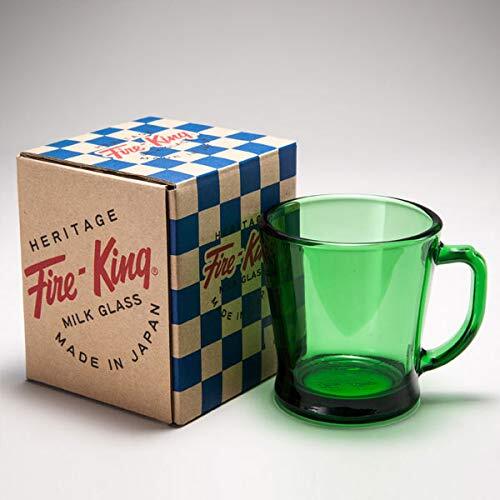 Fire-King D-Handle Mug, Forest Green Microwave safe Approx 250ml New From Japan - Picture 1 of 5