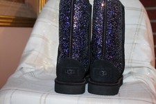 UGG GLITTER BOOTS NEW ORIGINAL BOX SIZE 7-WHOW PARTY SCHOOL OR ANY OCCASION