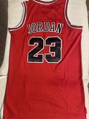 NBA Michael Jordan #23 Chicago Bulls Mitchell Ness Red Jersey