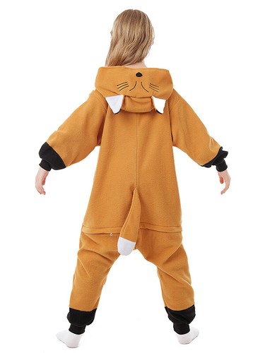 Fox One-piece Pajamas for Boys and Girls Halloween Christmas Cosplay Jumpsuit - Picture 24 of 45