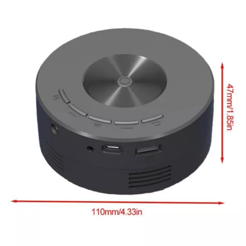 Mini Projector Portable LCD 1080P HD Home Cinema Phone Projection NEW/BK - Picture 17 of 18