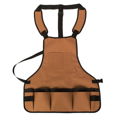 Waterproof Oxford Cloth Tool Bib Apron for Woodworking 