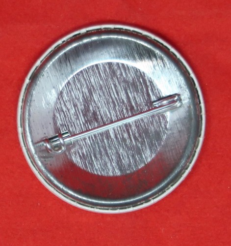 Vintage 1980's I Love Frank Pin Back, 1 3/4" - Picture 2 of 2