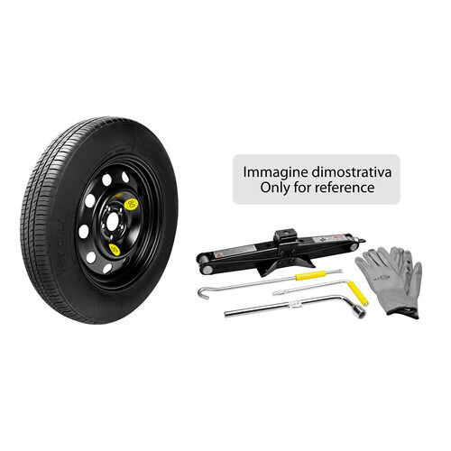 LF8F Acciaio - 125/80-15 - Kit Ruotino Di Scorta