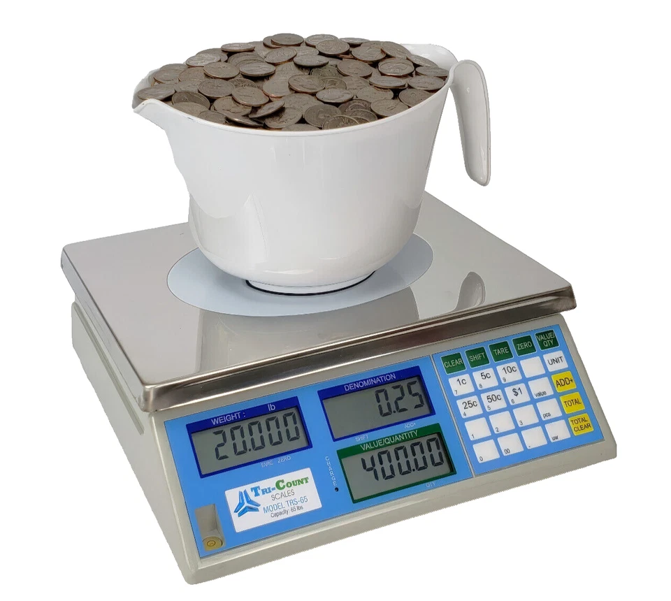 Coin Counting Scale - Displays the Count and Dollar Value - Image 2 of 3