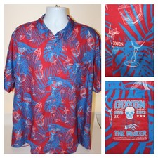 Dixxon The Mixxer Mens Size 2XL Short Sleeve Shirt Cocktail Hawaiian Button Up