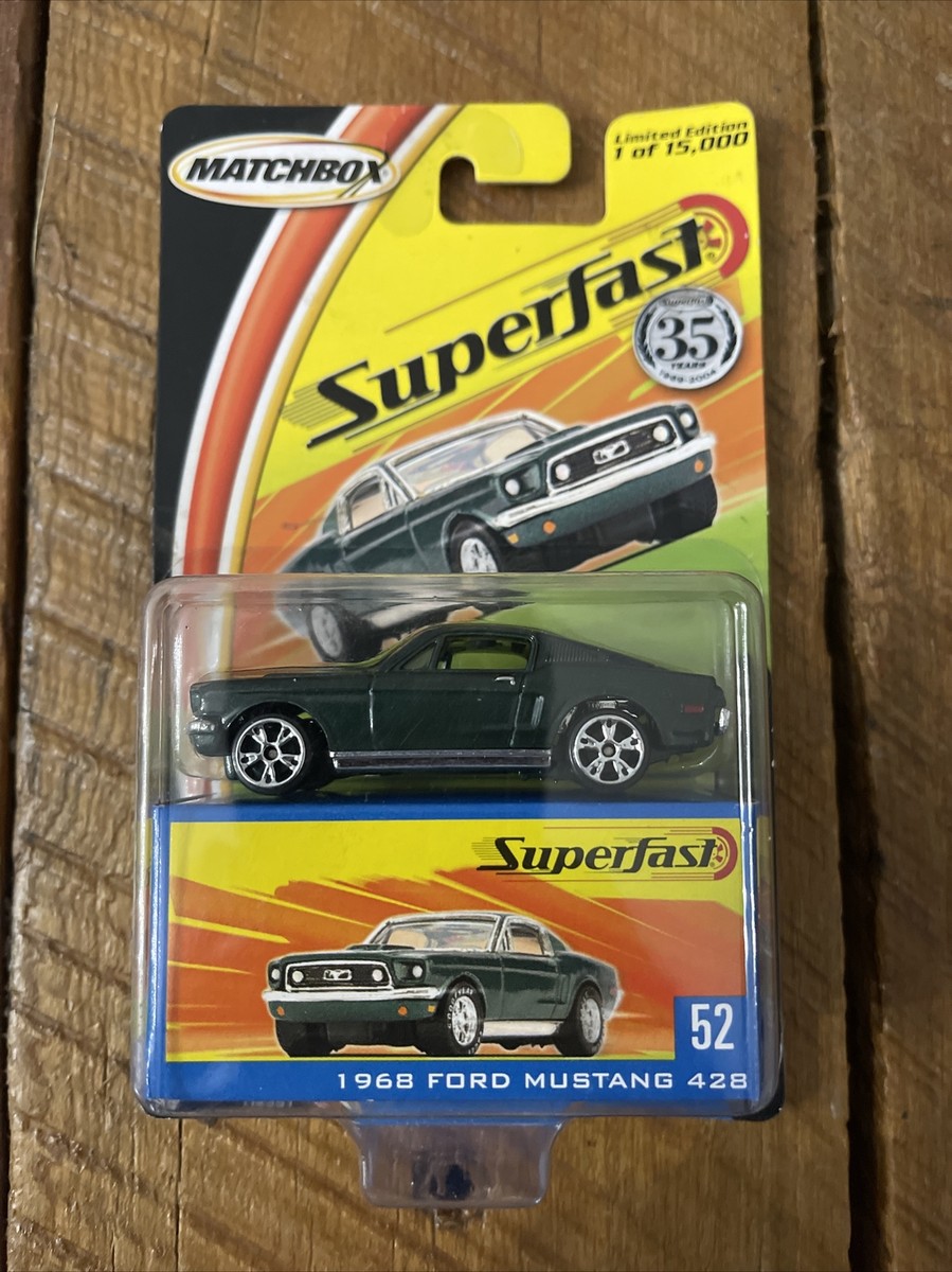Vintage FORD MUSTANG 428 2005 MATCHBOX #52 SUPERFAST 1 of 15,500
