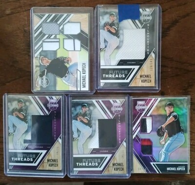 Michael Kopech #'d /10 /25 /149 /299 2017 Elite Extra Edition Patch 5 Card Lot