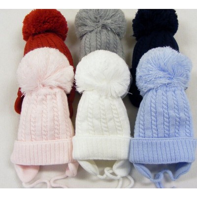 designer baby pom pom hats