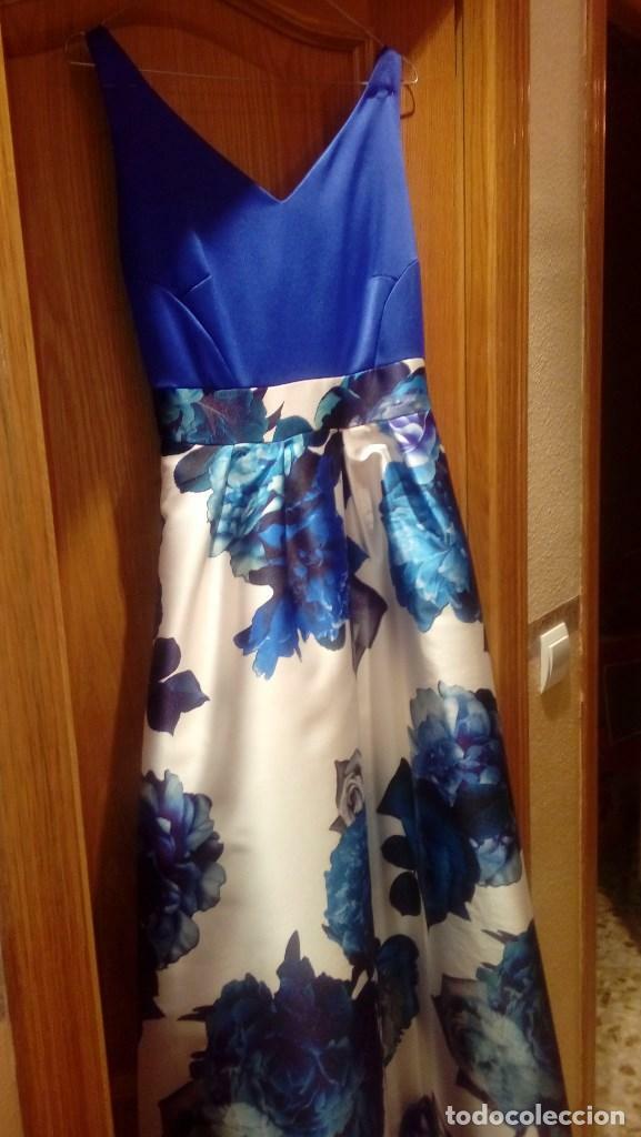 VESTIDO ESPECTACULAR DE NOCHE VALIDO PARA BODAS, EVENTOS Y DEMÁS 1 PUESTA TALLA