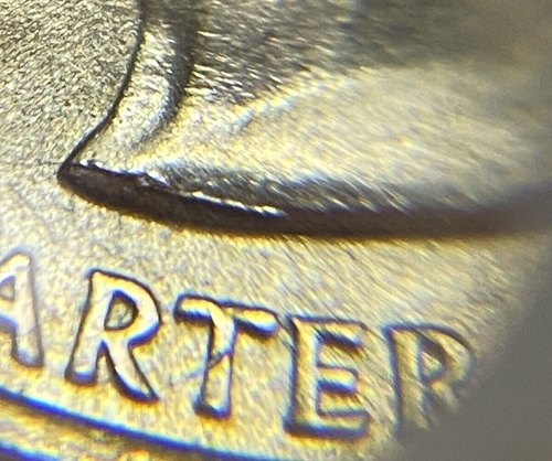 2008 P Arizona Quarter Die Breaks/Chips Double Die Lettering Extra Cactus Errors - Picture 4 of 19