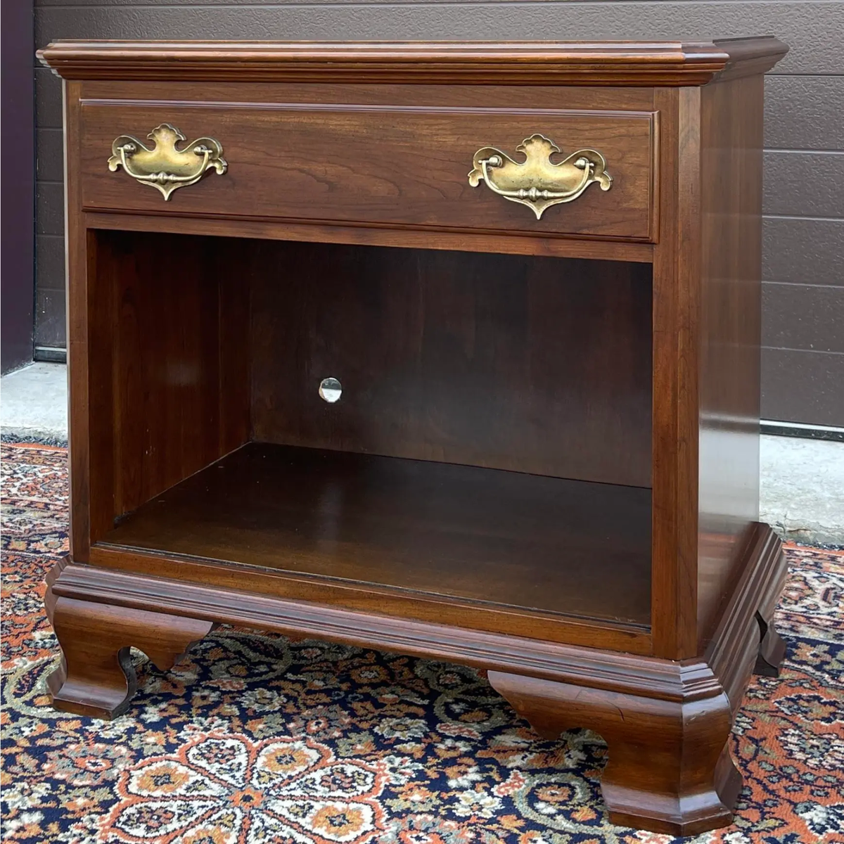 1976 Ethan Allen Georgian Court Collection Chippendale Cherry