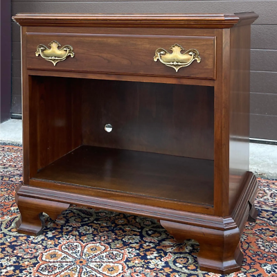 1976 Ethan Allen Georgian Court Collection Chippendale Cherry