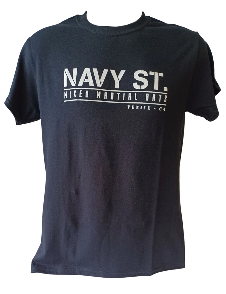 Camiseta Navy St Kingdom MMA Artes Marciales Mixtas Gimnasio TV Calle Negra Peter Series Foto 2 de 4