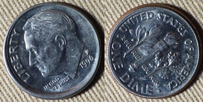 Error : 1996P Dime Broadstruke IREC1612