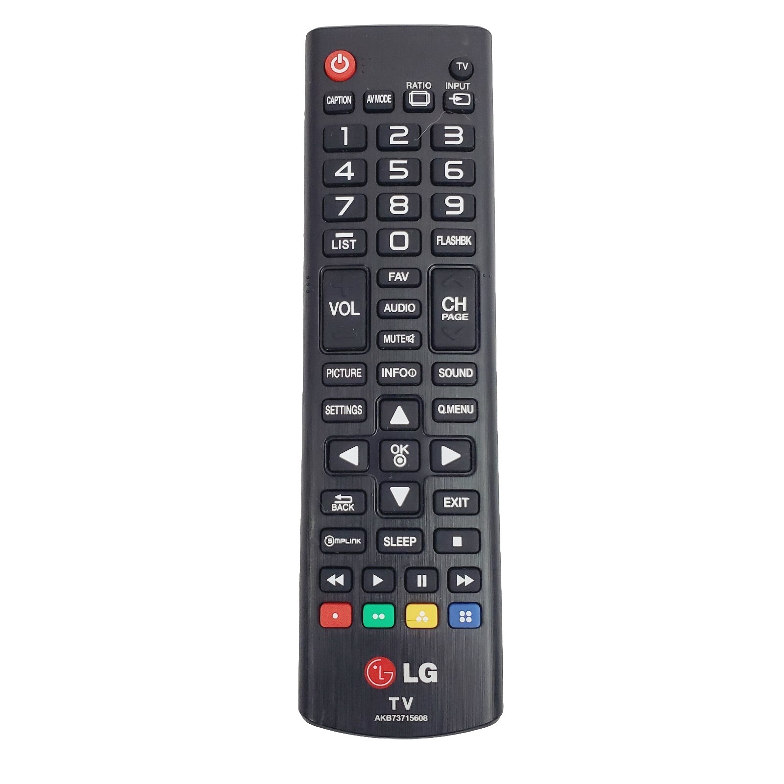 LG TV Original Remote Smart TV AKB73715-608 Black Replacement Television Remote-image