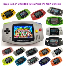2023 15 Levels Brightness Backlight V5 IPS Mod Console Game Boy Advance Console
