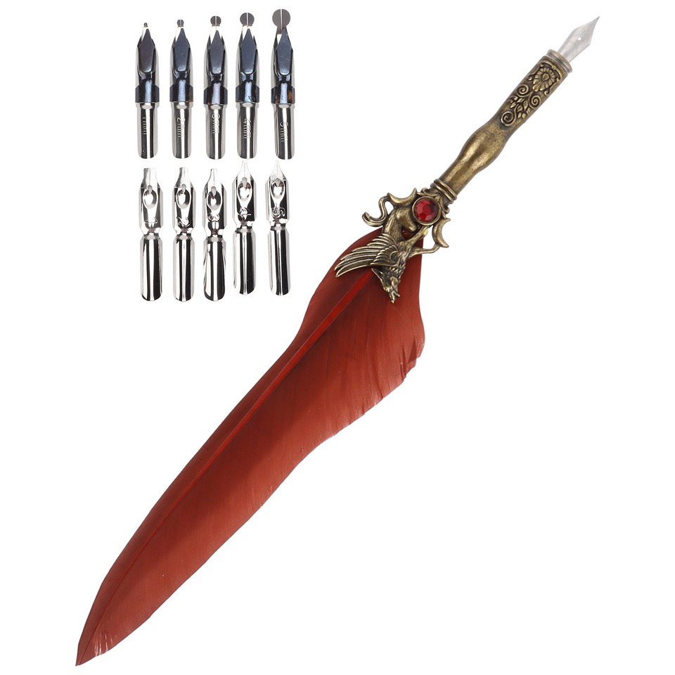 Feather Pen Signature Gift Dip Pencil Dip Pen For Business Gift For