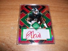 2022 Wild Card Auto Mania NFL Football Jalen Nailor Rookie Auto Card Vikings