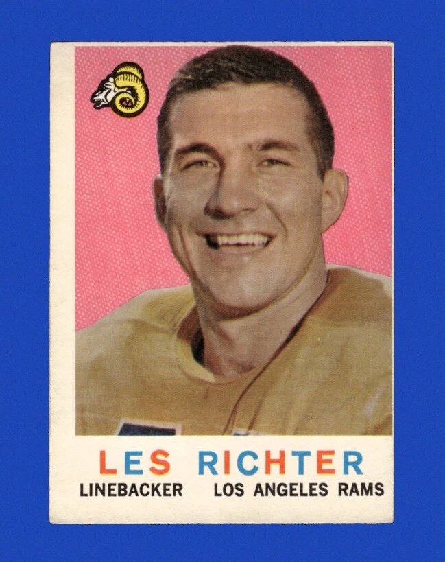 Les Richter trading card